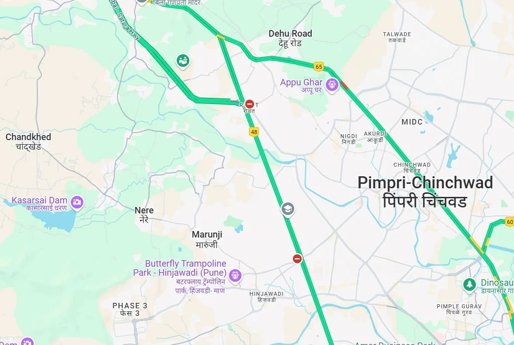 Kohinoor Uptown Avenue Punawale Map Image